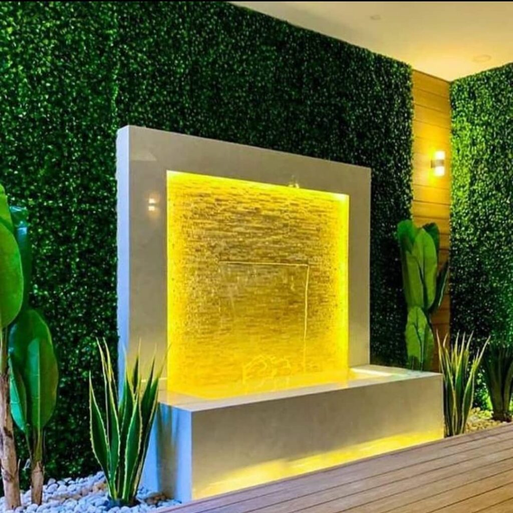 شلالات ونوافير لحديقة صغيرة في الخبر