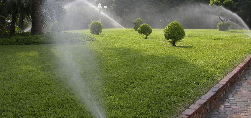 تصميم شبكات الري الحديث في حدائق الخبر