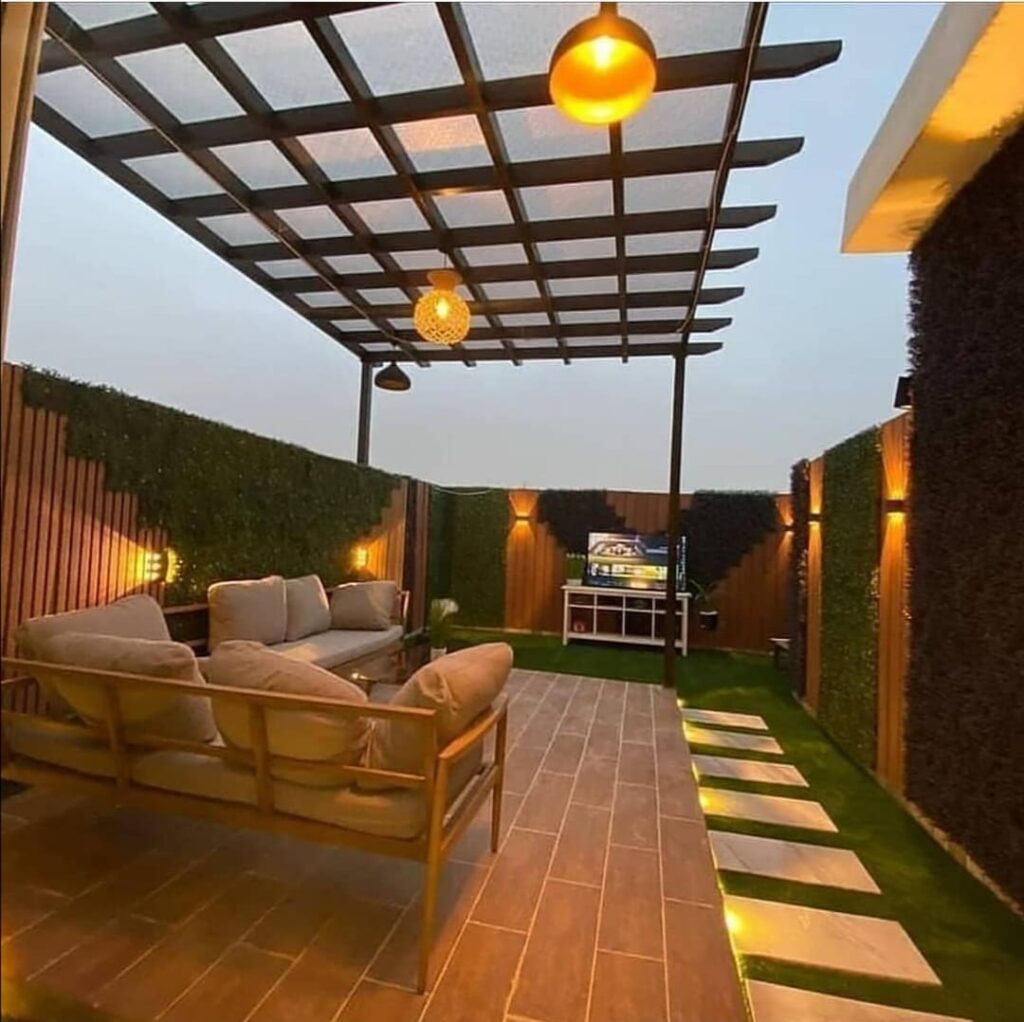 مظلات جلسات خارجية