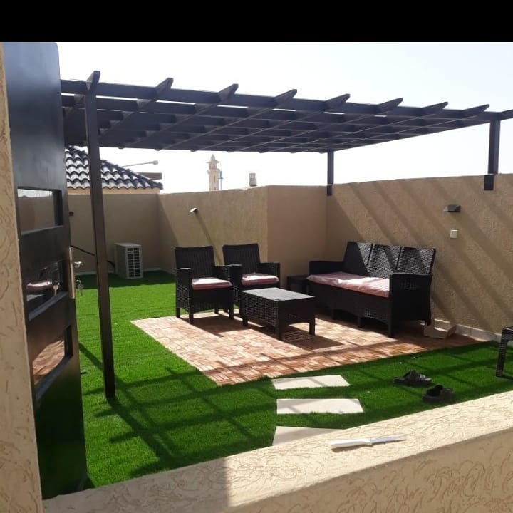 تنسيق حدائق حي طيبة